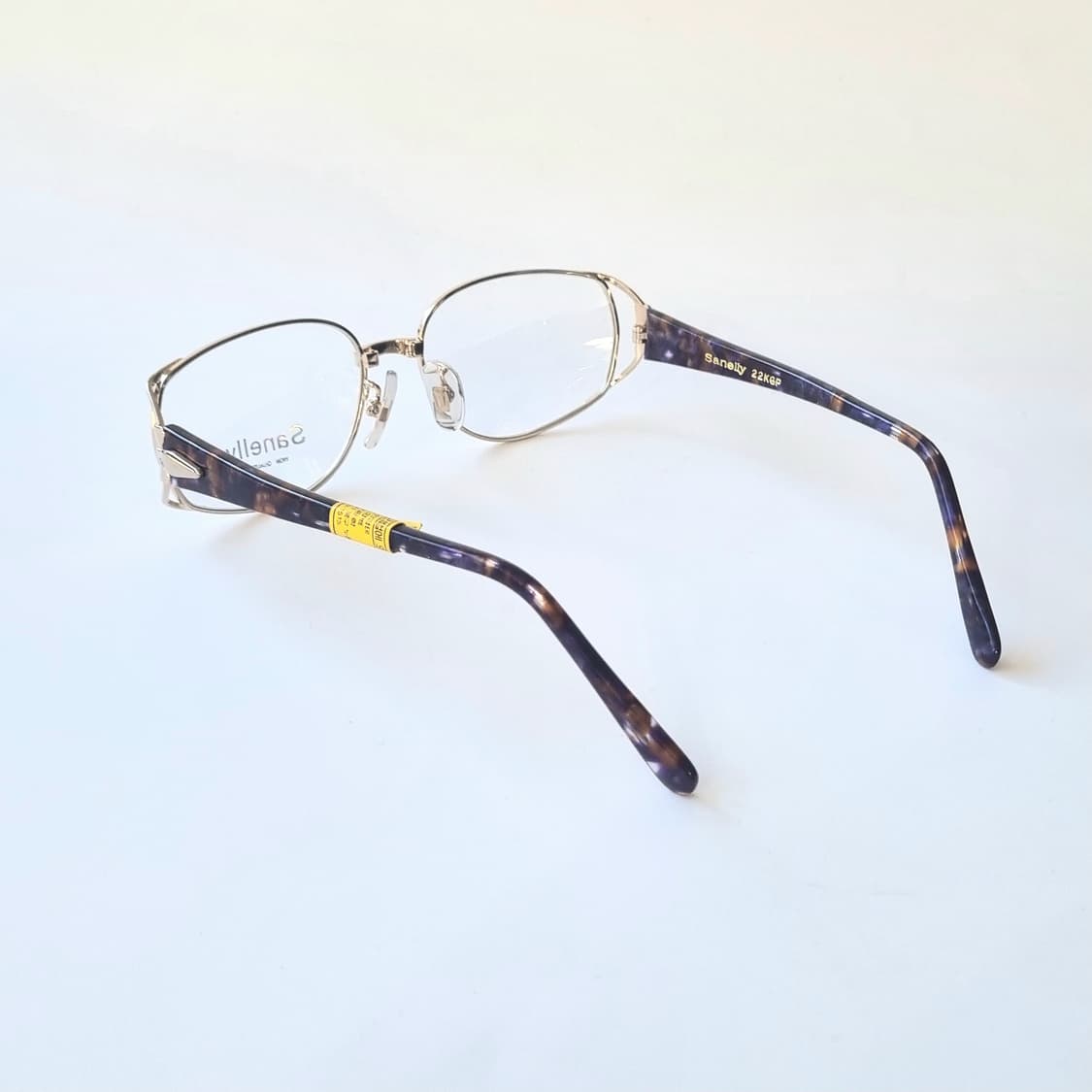 데드스탁 고급스러운 골드 금테 & 호피 다리 안경테  165 상품이미지5