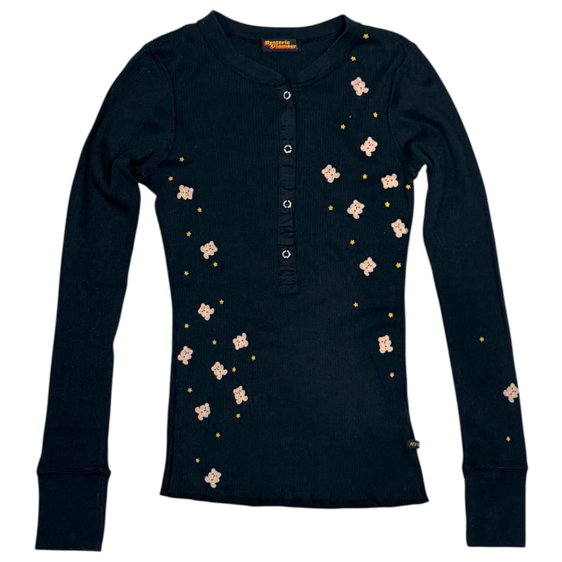 히스테릭 글래머 아카이브 퍽베어와 무수한 별들 니트 스웨터 상품이미지1