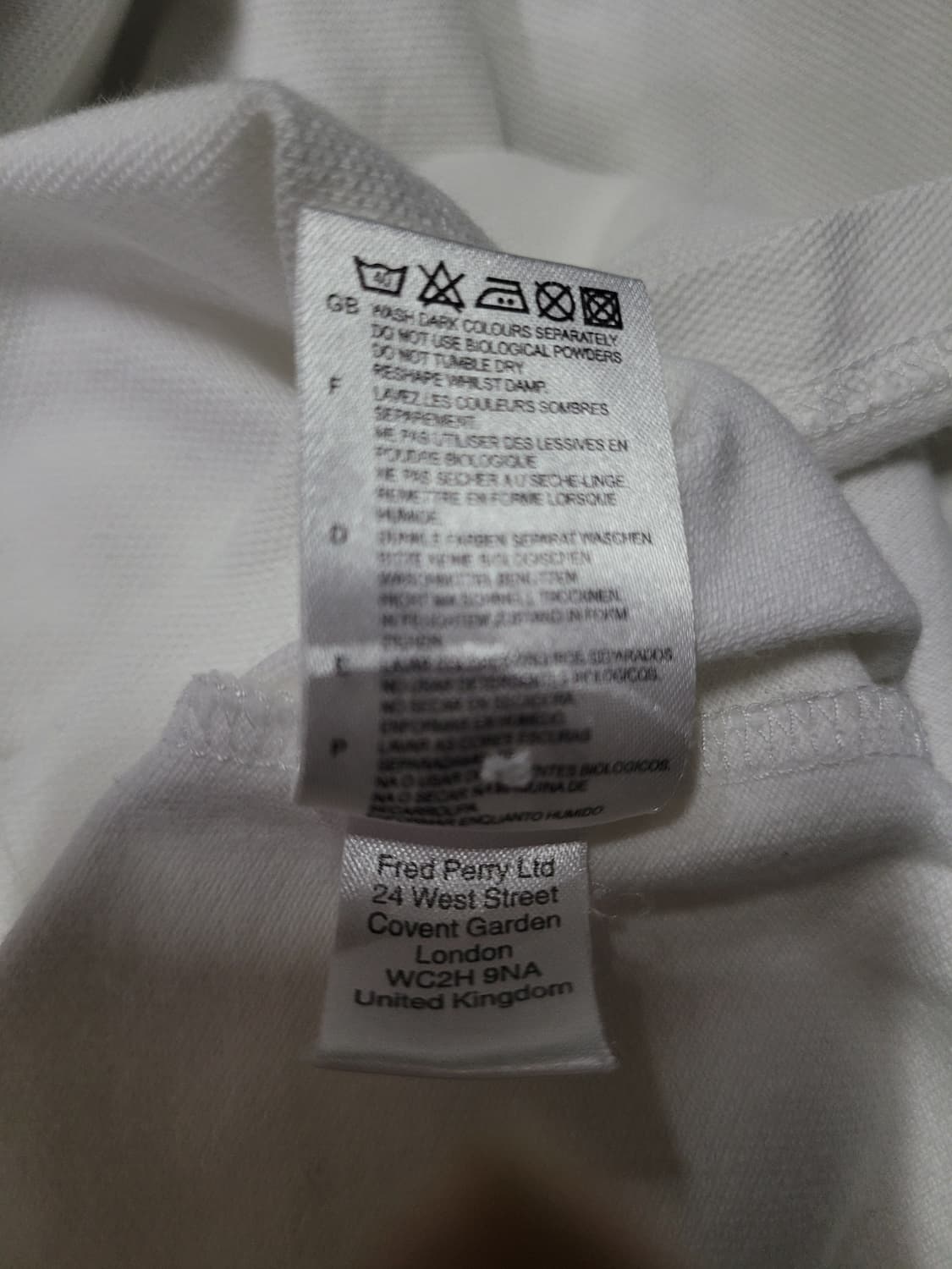 FRED PERRY 프레드페리 자수로고 셔츠  상품이미지6