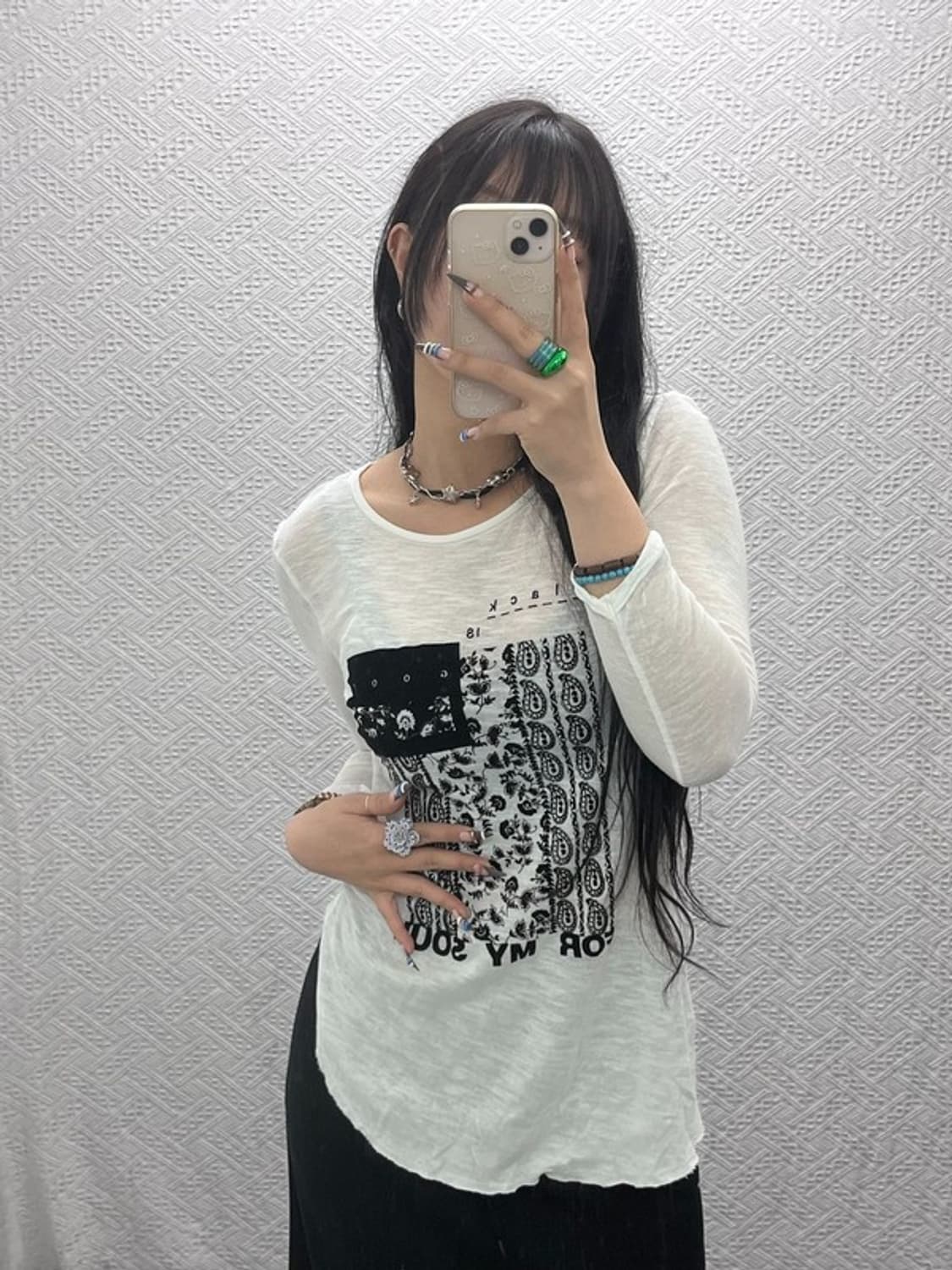 스트라디바리우스 스트릿 히피 모리걸 롱슬리브 85 C07929 상품이미지2