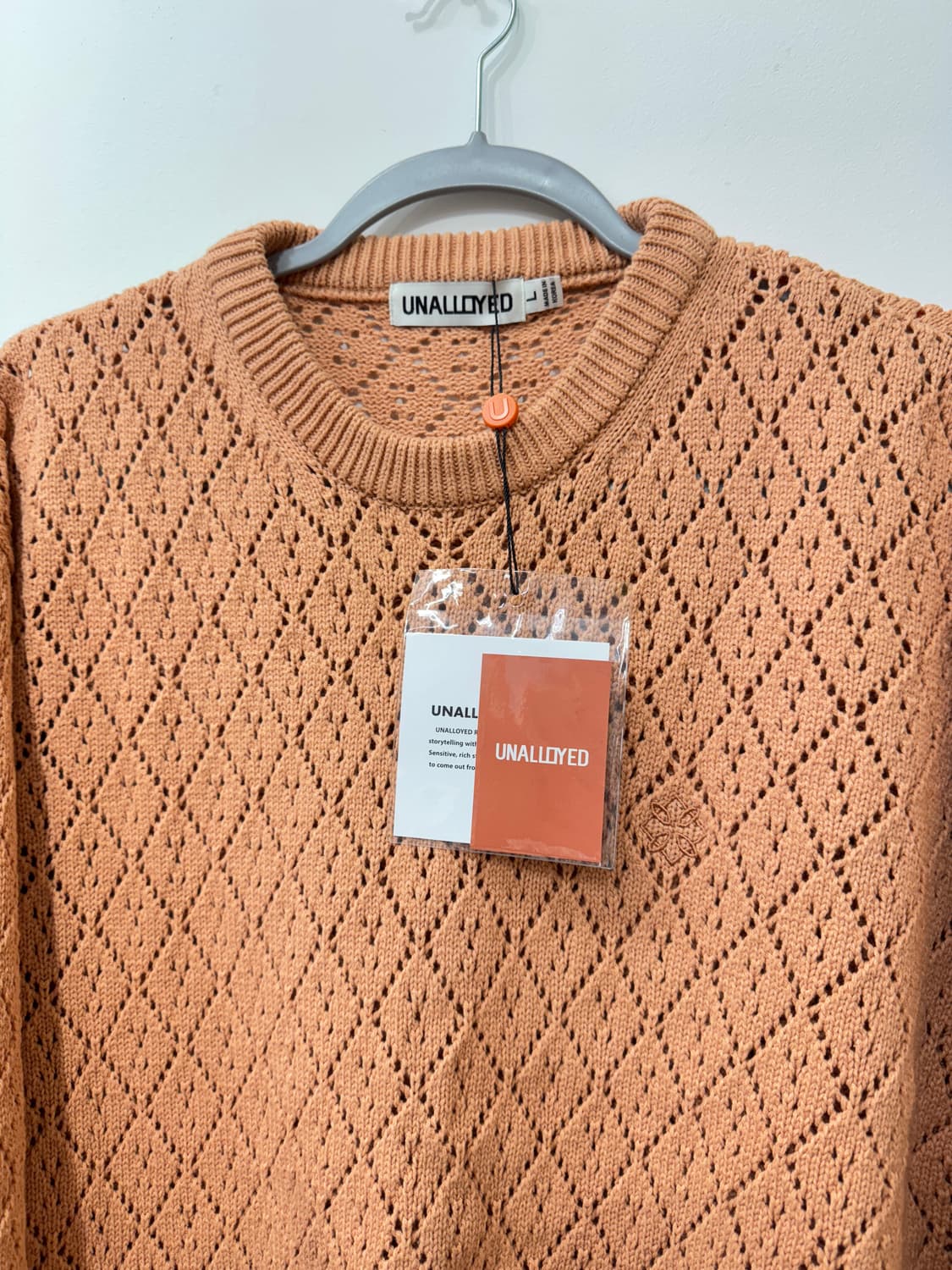 [어널로이드] 니트 풀오버, 오렌지, L 상품이미지2