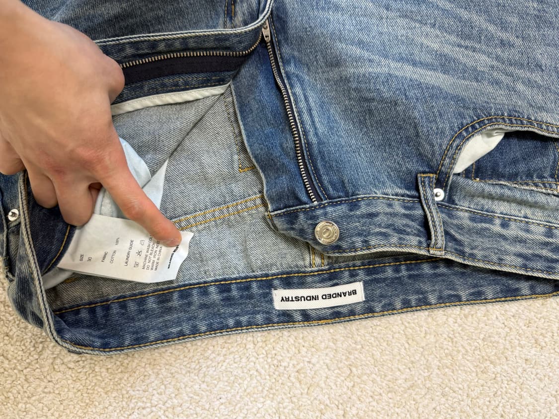 브랜디드 와이드 엑스트라 와이드 데님 30(샌드블루) 상품이미지4