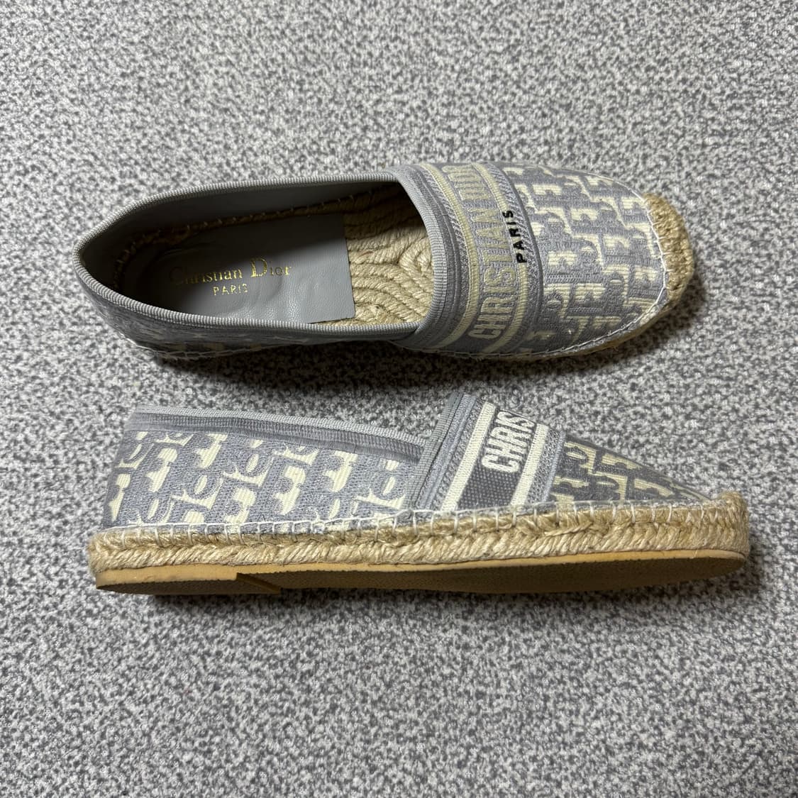 디올 오블리크 에스파드류 슬립온 250 상품이미지4