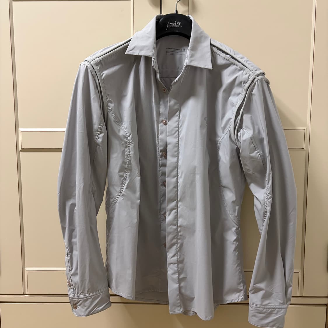 (1 SIZE) 산산기어 트라이메쉬 셔츠 그레이 - 23SS 상품이미지2