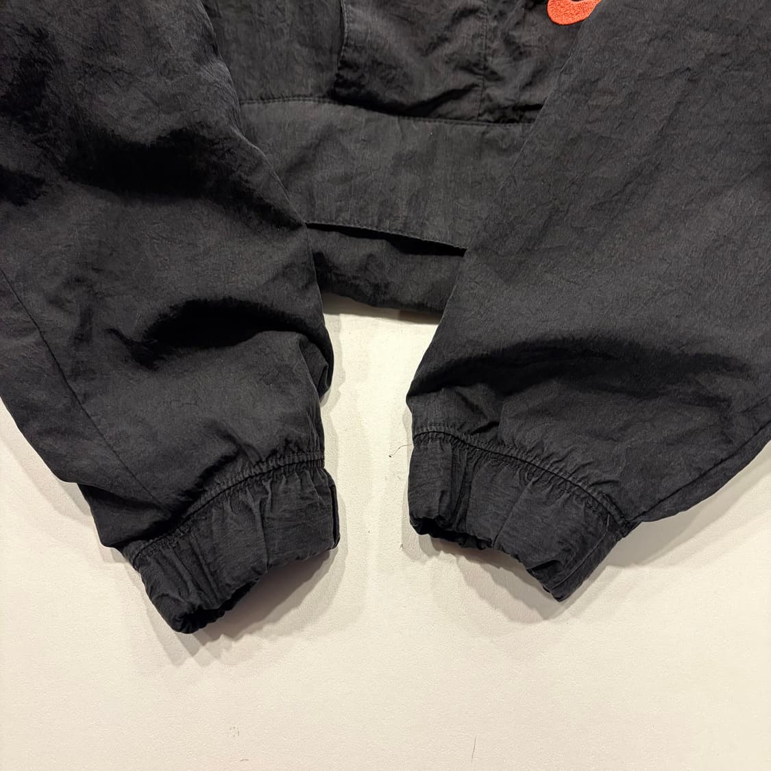 [L] 나이키 더블 스우시 블랙 반집업 후드 바람막이 B829 상품이미지9