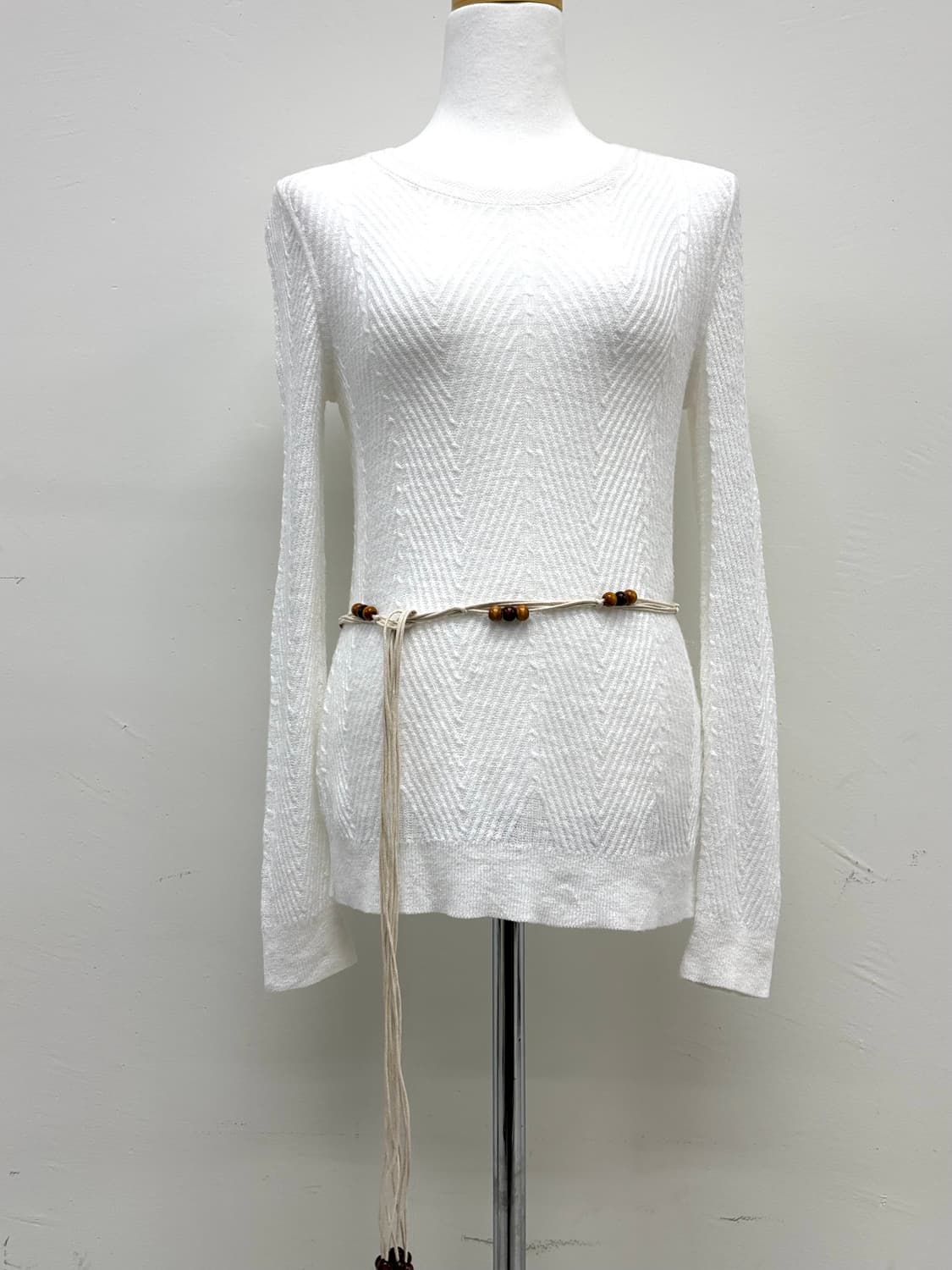 빈티지 아이보리 벨트 상품이미지1