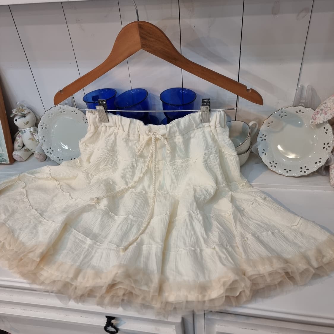 아이보리 캉캉 스커트 상품이미지4