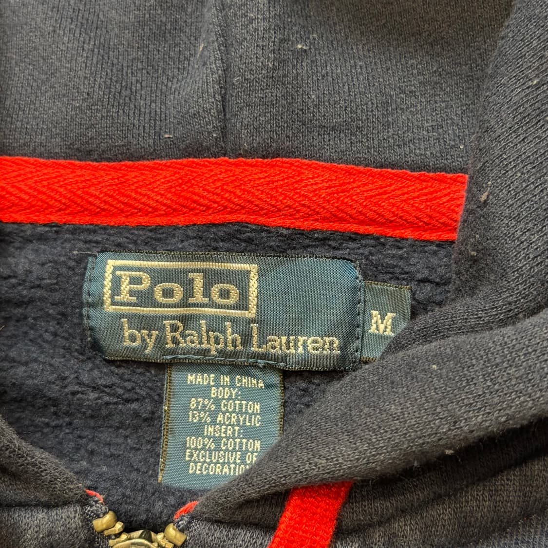 폴로 랄프로렌 빅포니 USA 플래그 후드 집업 상품이미지4