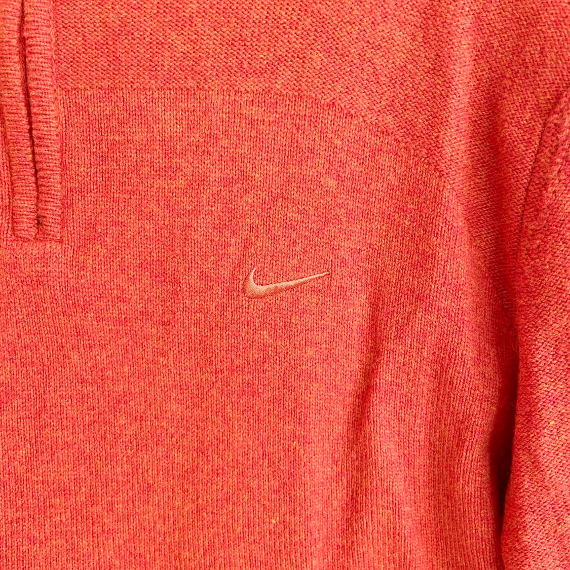 D2 나이키 타이거 우즈 컬렉션 브릭 오렌지 울 하프집업 니트 100사이 상품이미지4