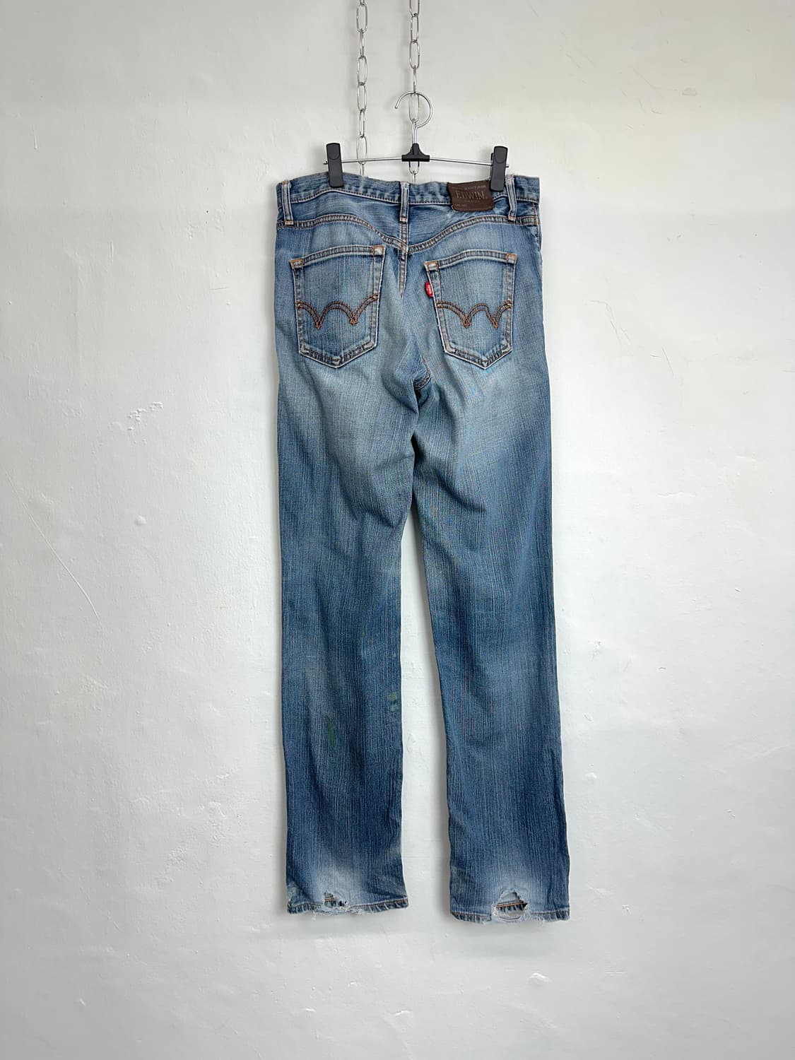 Edwin 503 Heritage Distressed Denim Blue 상품이미지4