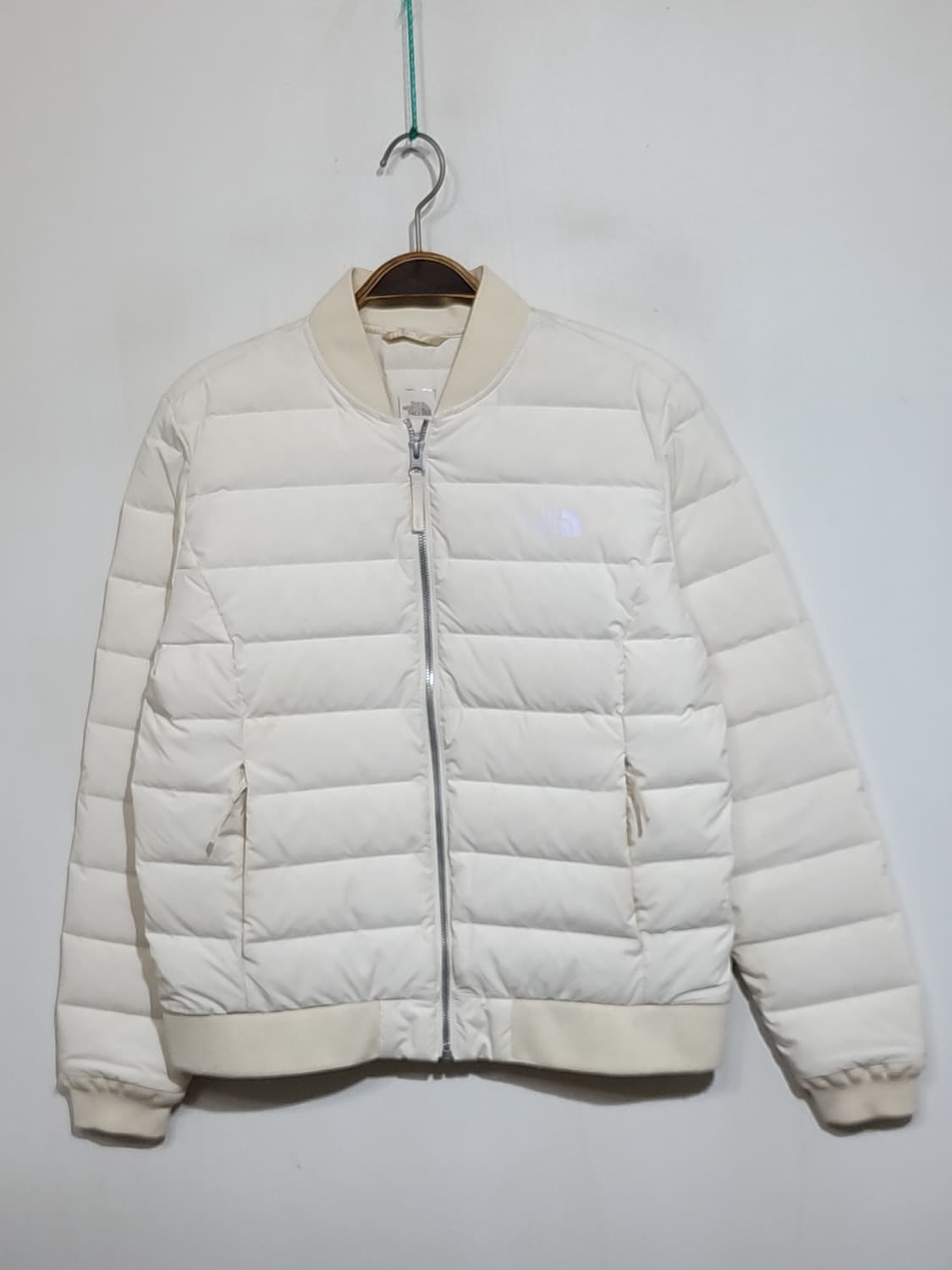 (95) 노스페이스 거위털 패딩점퍼 아이보리 구스다운 경량자켓 상품이미지1