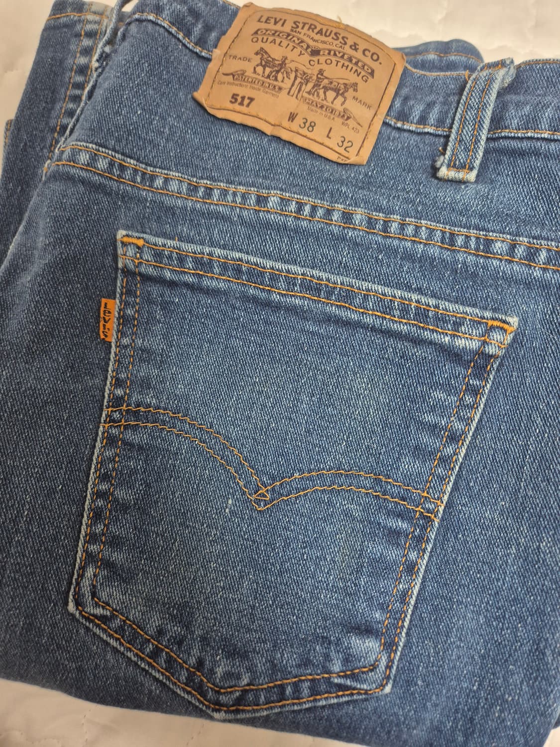 80s 리바이스517 오렌지텝 상품이미지1