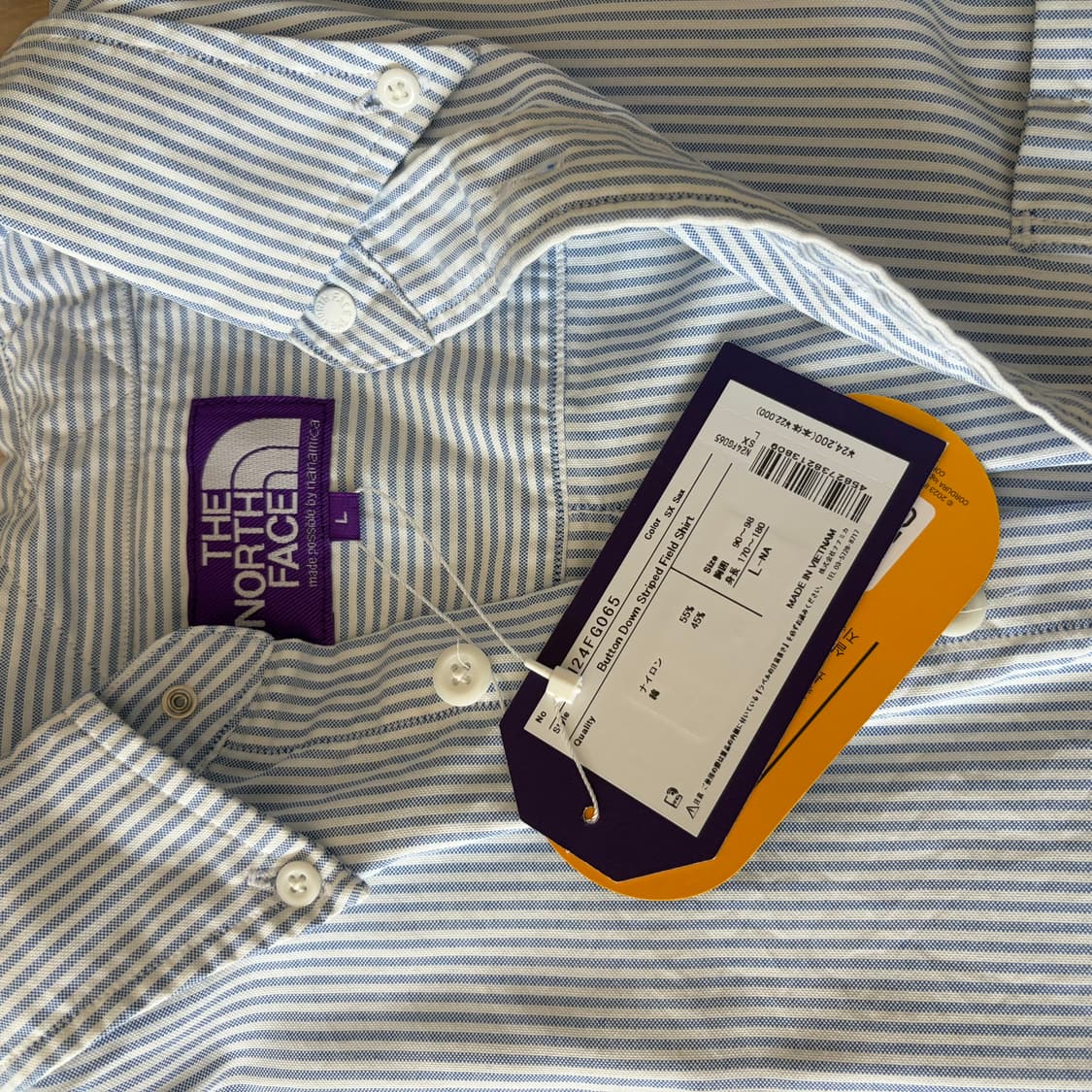 노스페이스 퍼플라벨 필드 셔츠 L 상품이미지2
