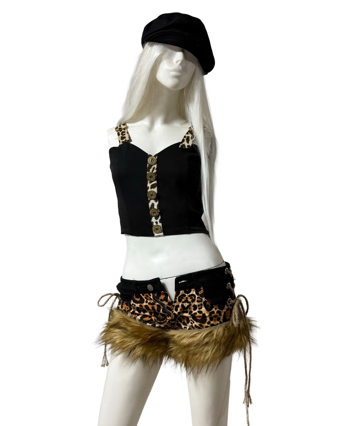 D.i.a 다이아 갸루 호피 슬리브리스 상품이미지3