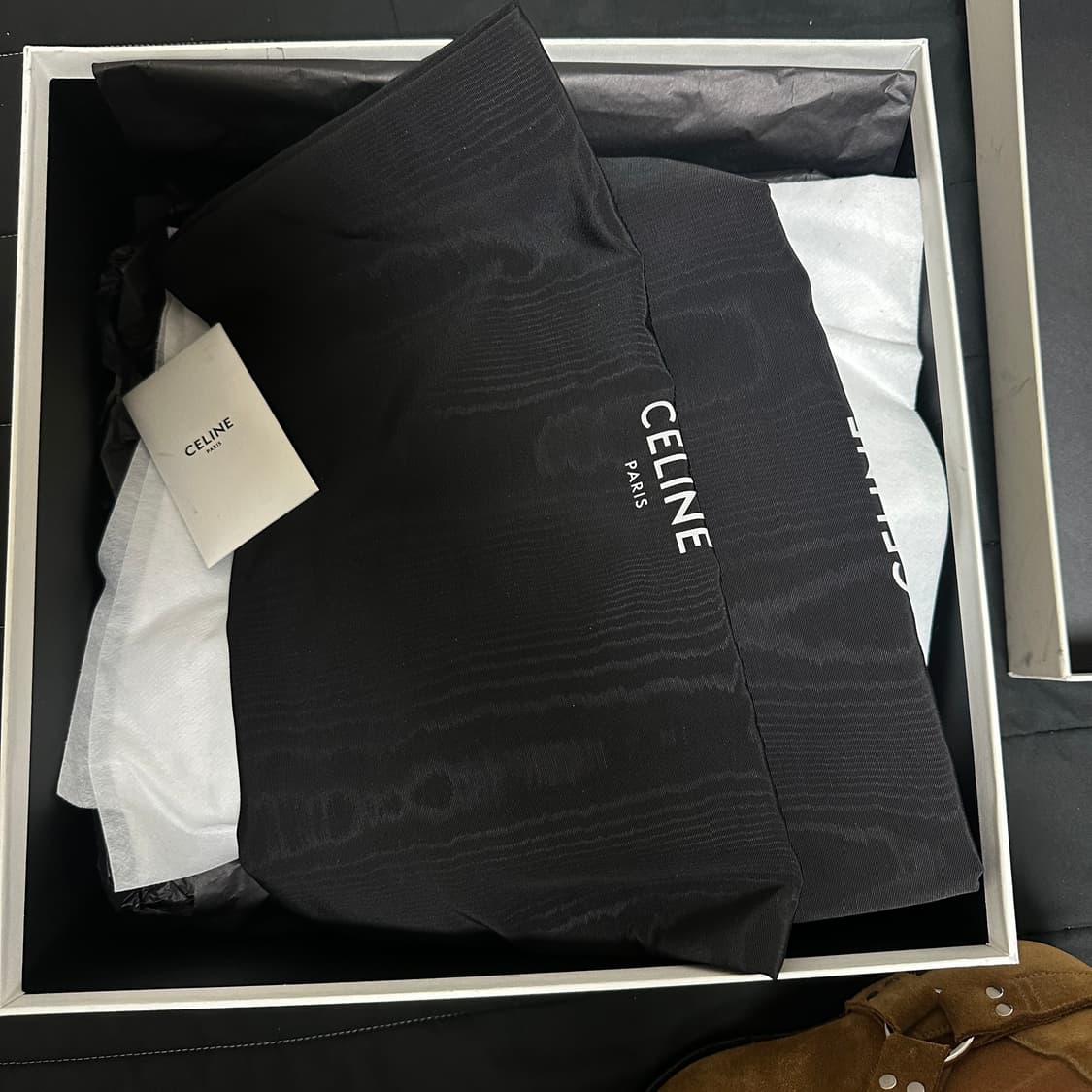 셀린느 스웨이드 앵클 부츠 브라운 40 상품이미지5