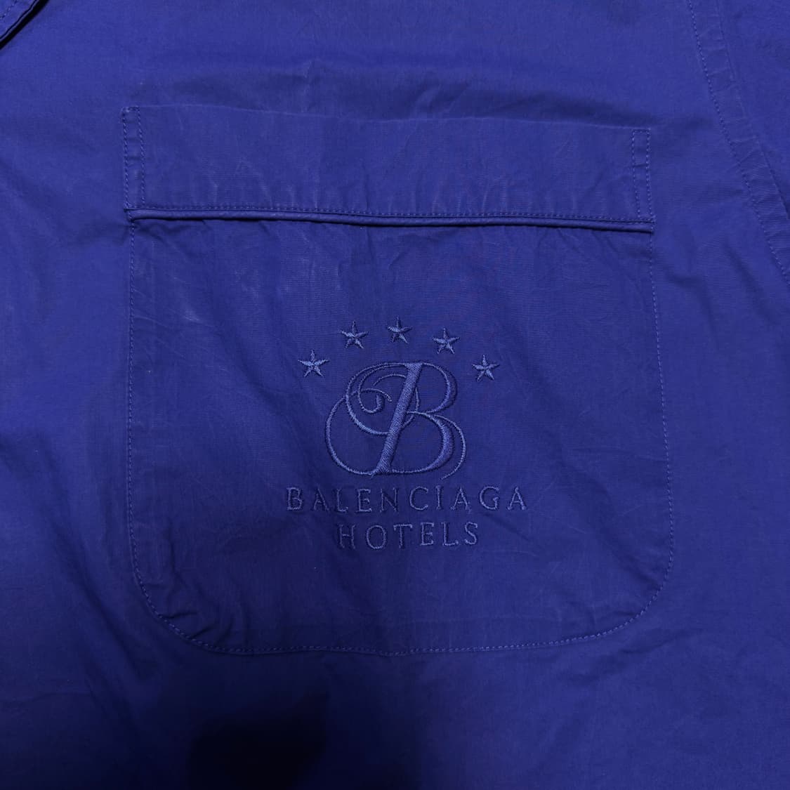 BALENCIAGA 발렌시아가 오픈 카라 셔츠 새상품 상품이미지4