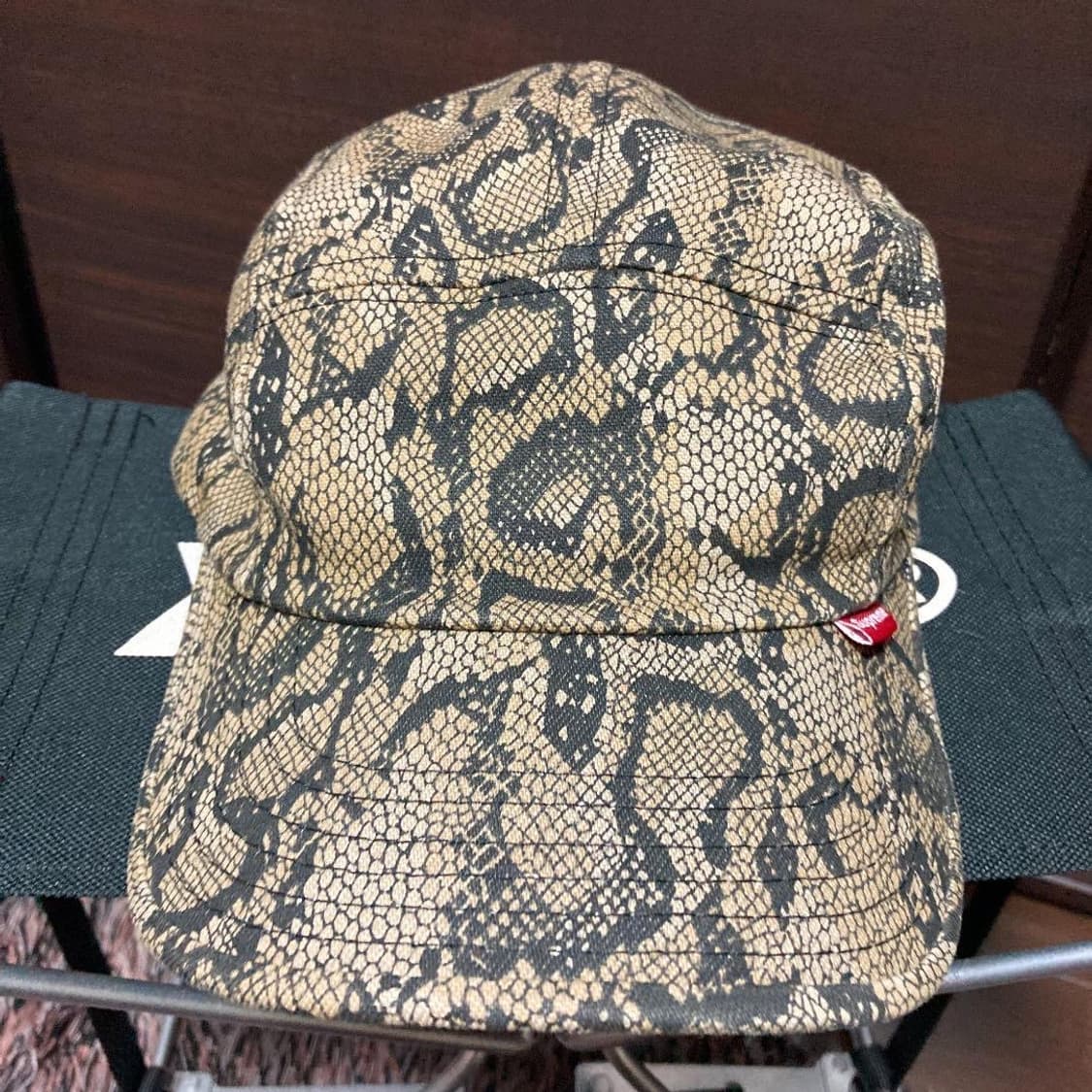 슈프림 2001 황뱀피 5패널 캠프캡 상품이미지9