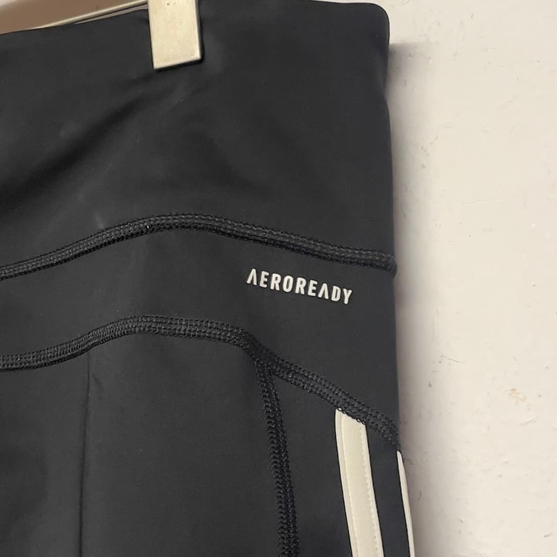 아디다스 (우먼) 에어로레디 블랙 레깅스   상품이미지4