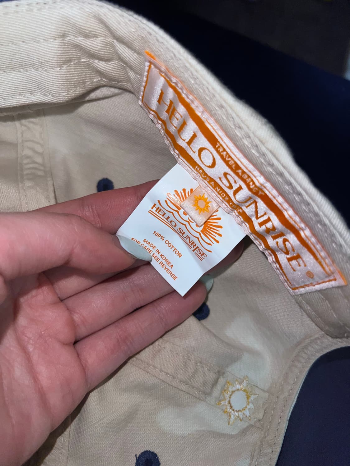 헬로썬라이즈 Two Tone Washed OG Logo 캡모자 상품이미지4