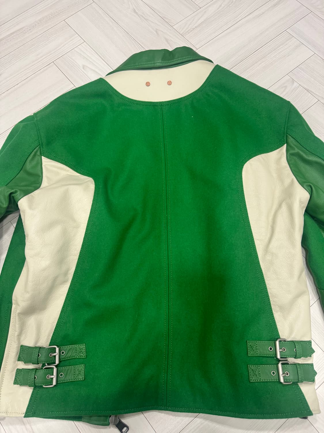 [L] 앤더슨벨 모터사이클 가죽 자켓 판매 상품이미지2