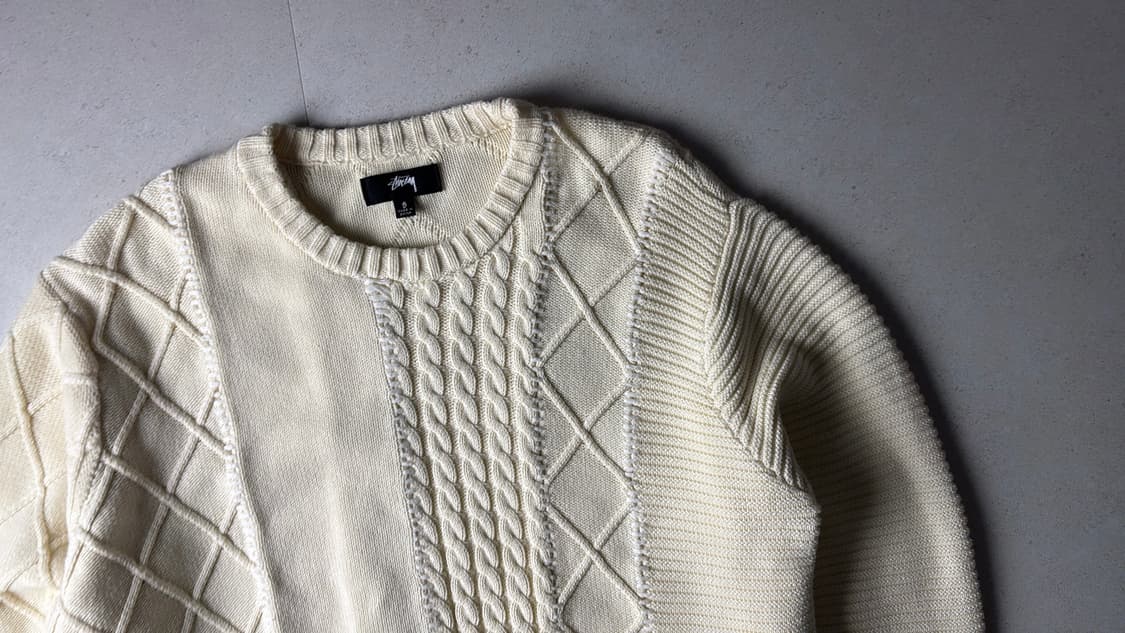 스투시 패치워크 니트 상품이미지2