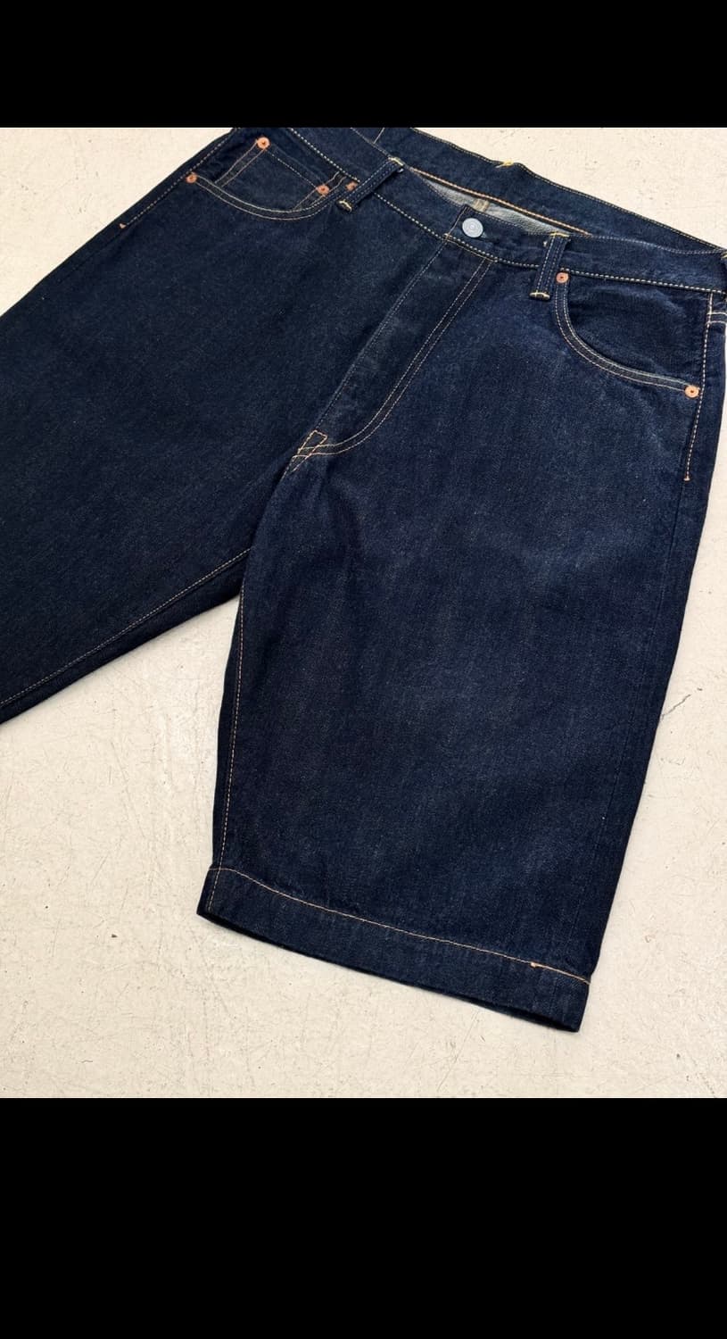 EVISU denim shorts 34size 상품이미지5