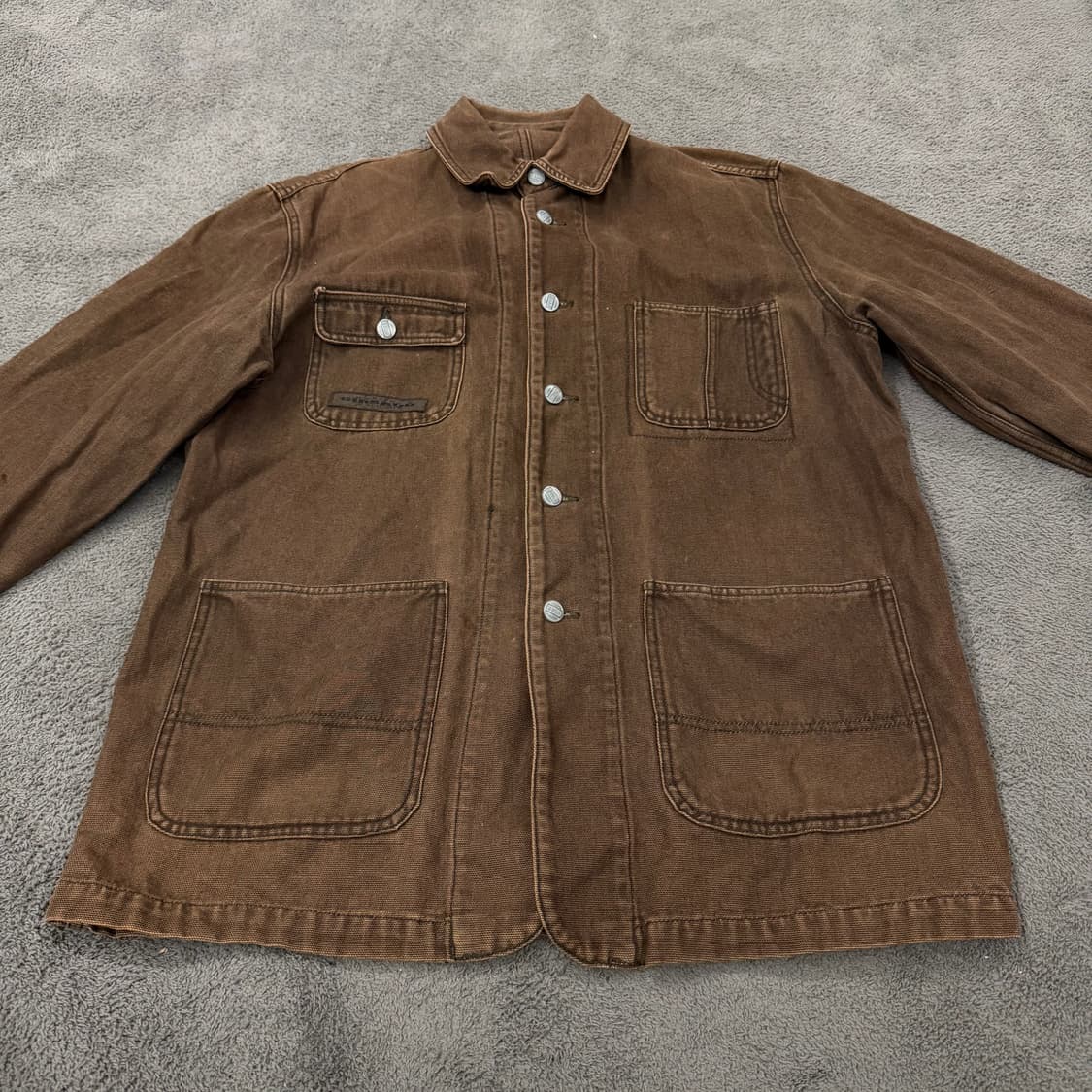 [ 정품/100 ] 마리떼 프랑소와 저버 브라운 워크 셔츠 자켓 상품이미지2