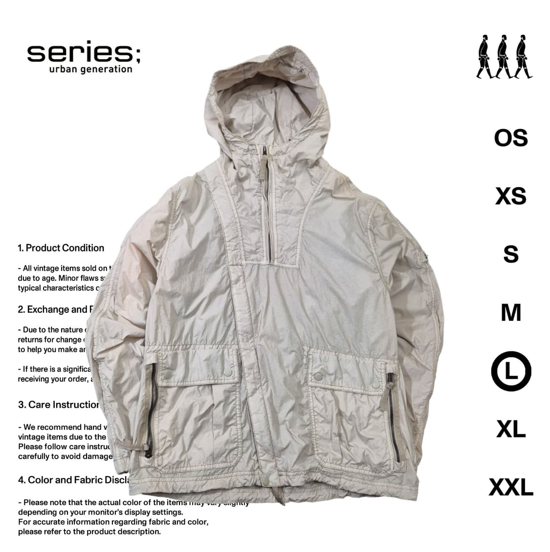 코오롱 시리즈 아노락 100사이즈 자켓 상품이미지1