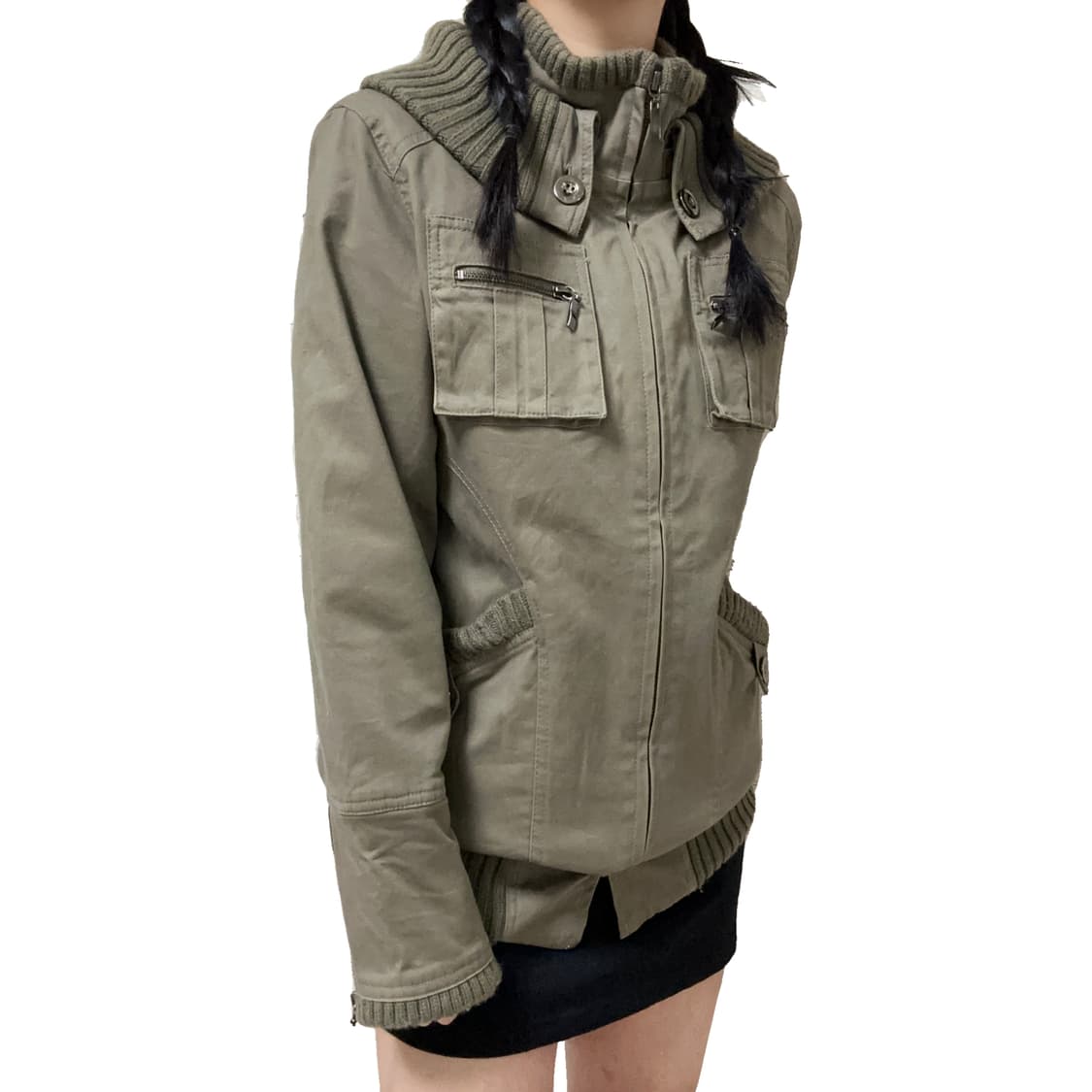 카키 y2k 자켓 상품이미지2