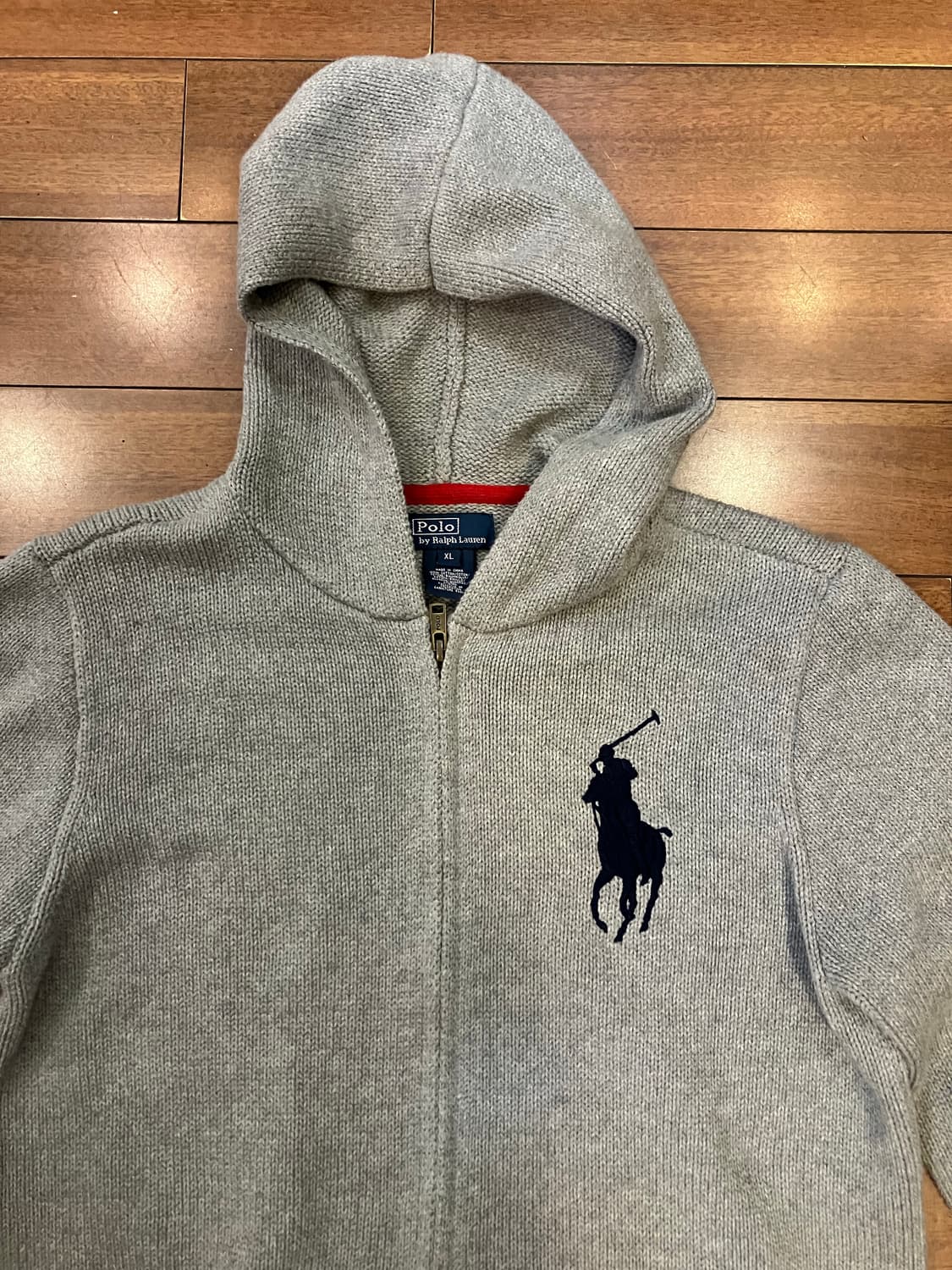 폴로랄프로렌 빅포니 니트 후드집업 상품이미지3