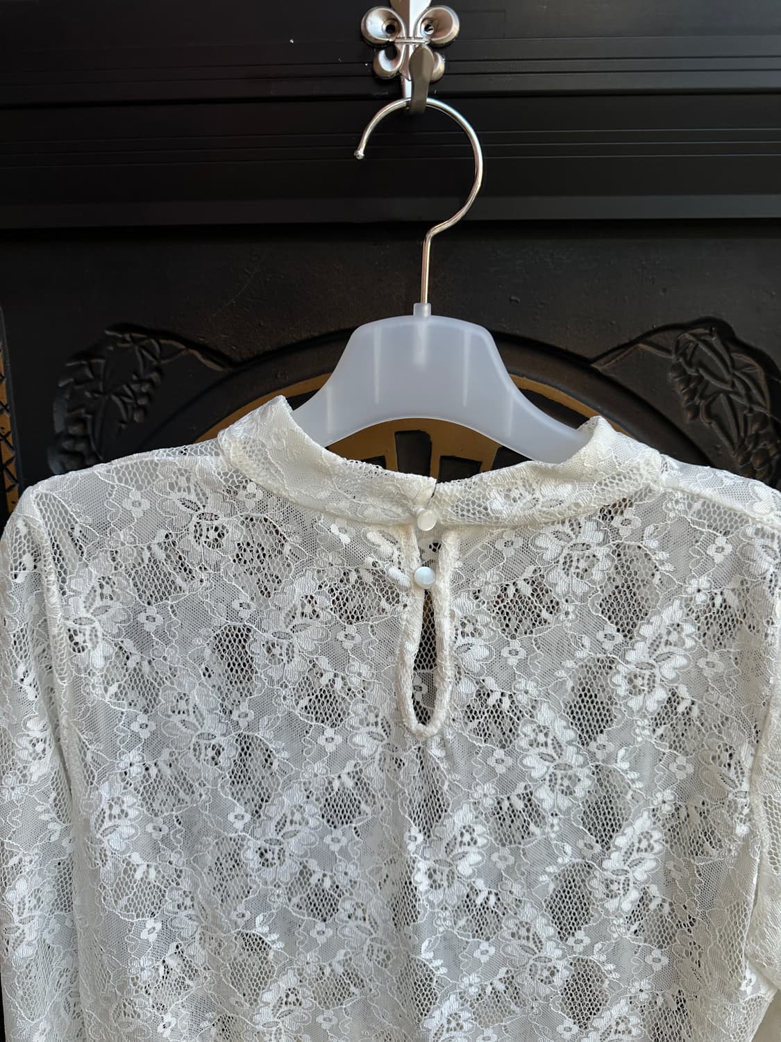 as know as pinky 레이스 탑 상품이미지4