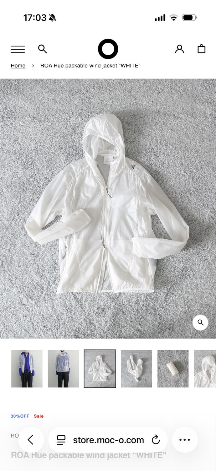 ROA hue packable jacket 26ss 상품이미지2