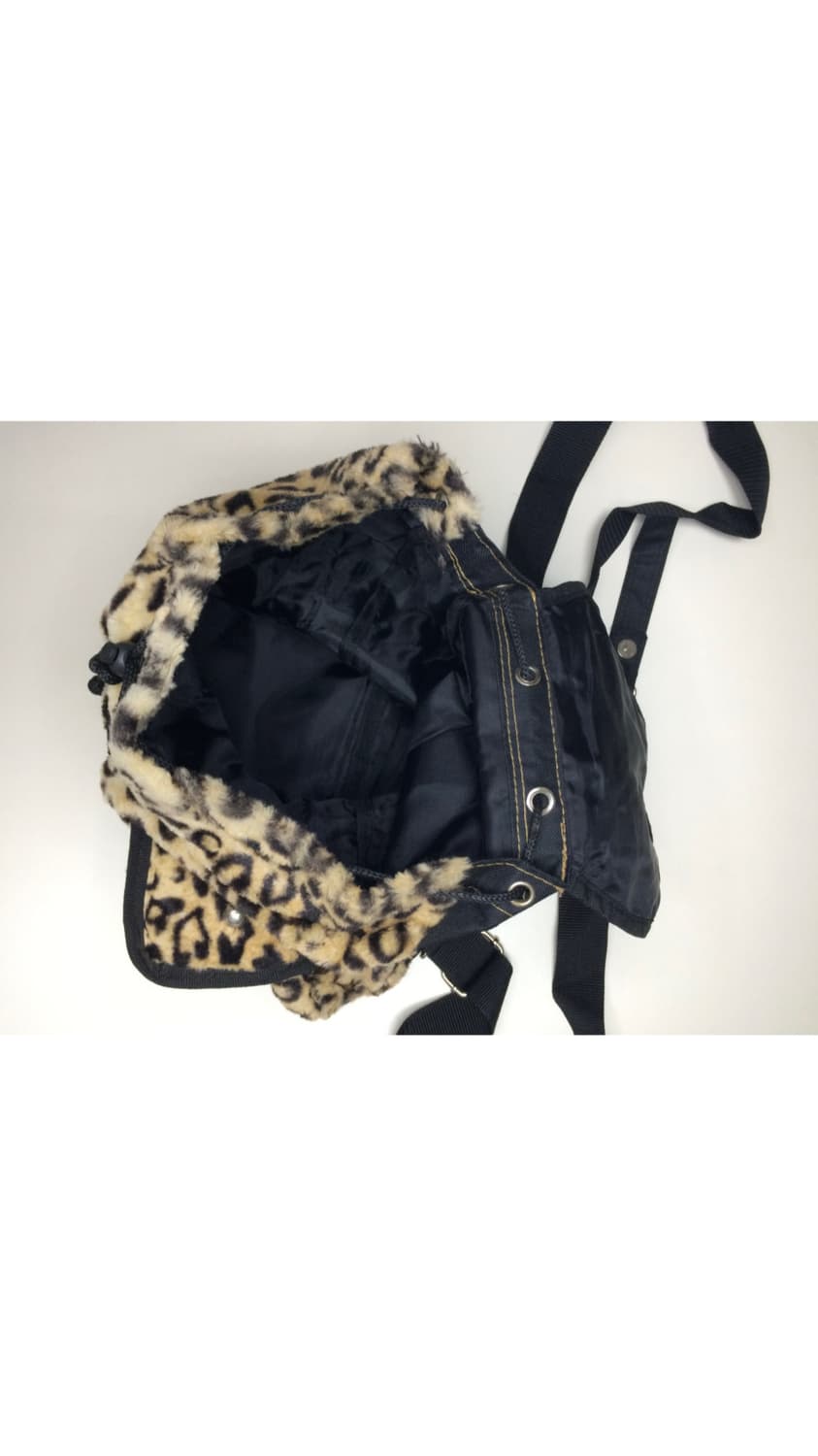 빈티지 레오파드 퍼 백팩 상품이미지5