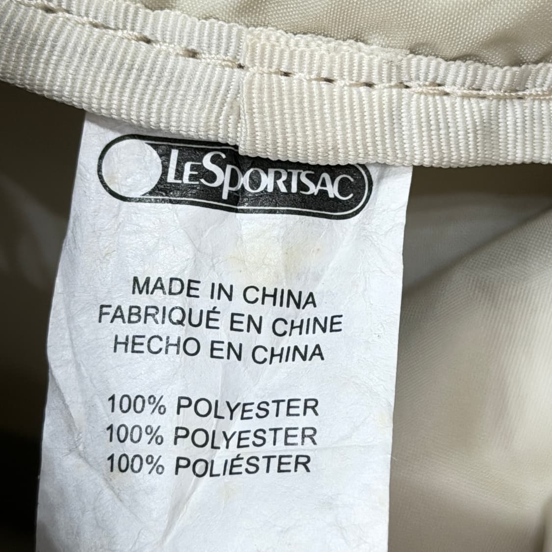 레스포삭 도트 땡땡이 포켓 백팩 가방 그레이 상품이미지7