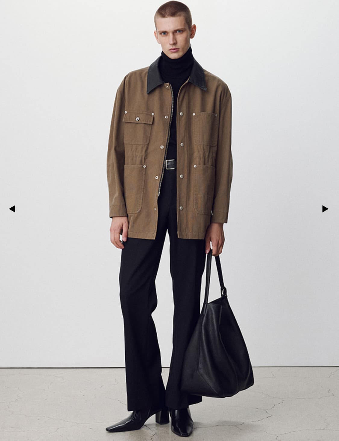 (M)토니웩-레더 가먼트 워시드 유틸리티 자켓 상품이미지1