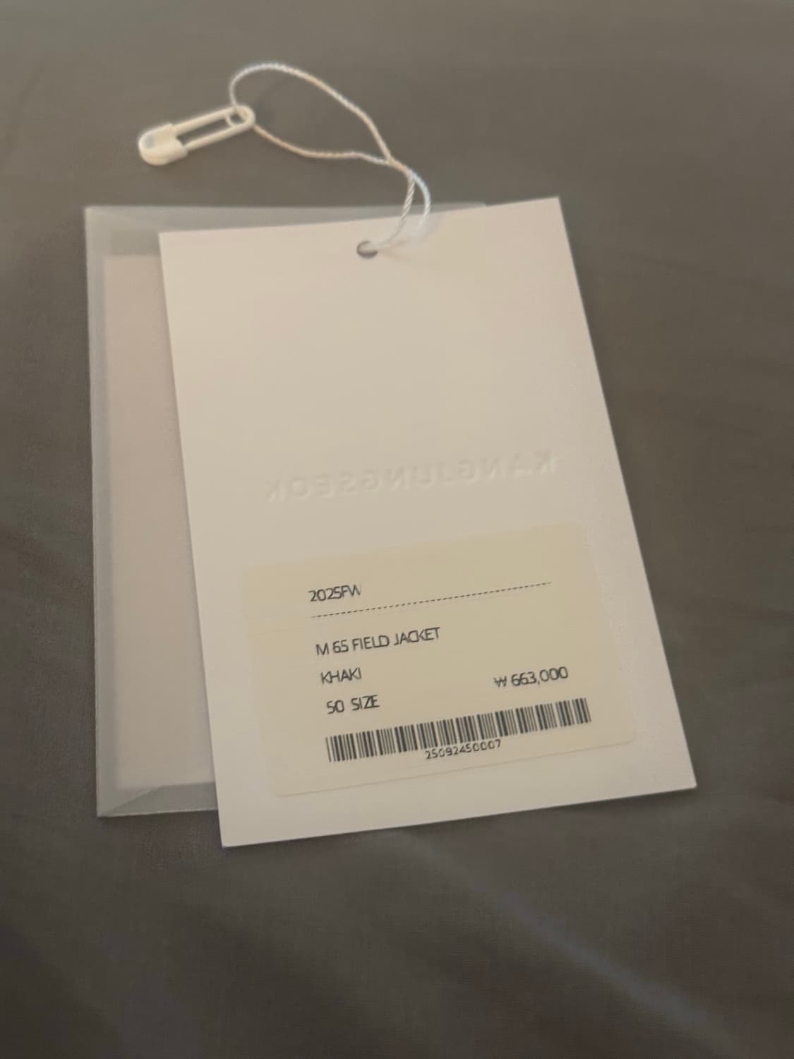 강정석 실크 M65 필드 자켓 올리브 상품이미지3