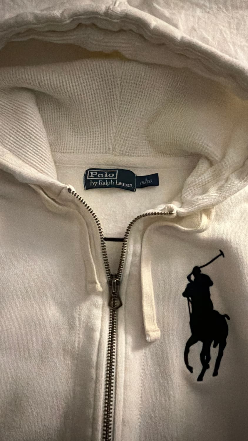 폴로 랄프로렌 빅포니 화이트 후드집업 #2 상품이미지7
