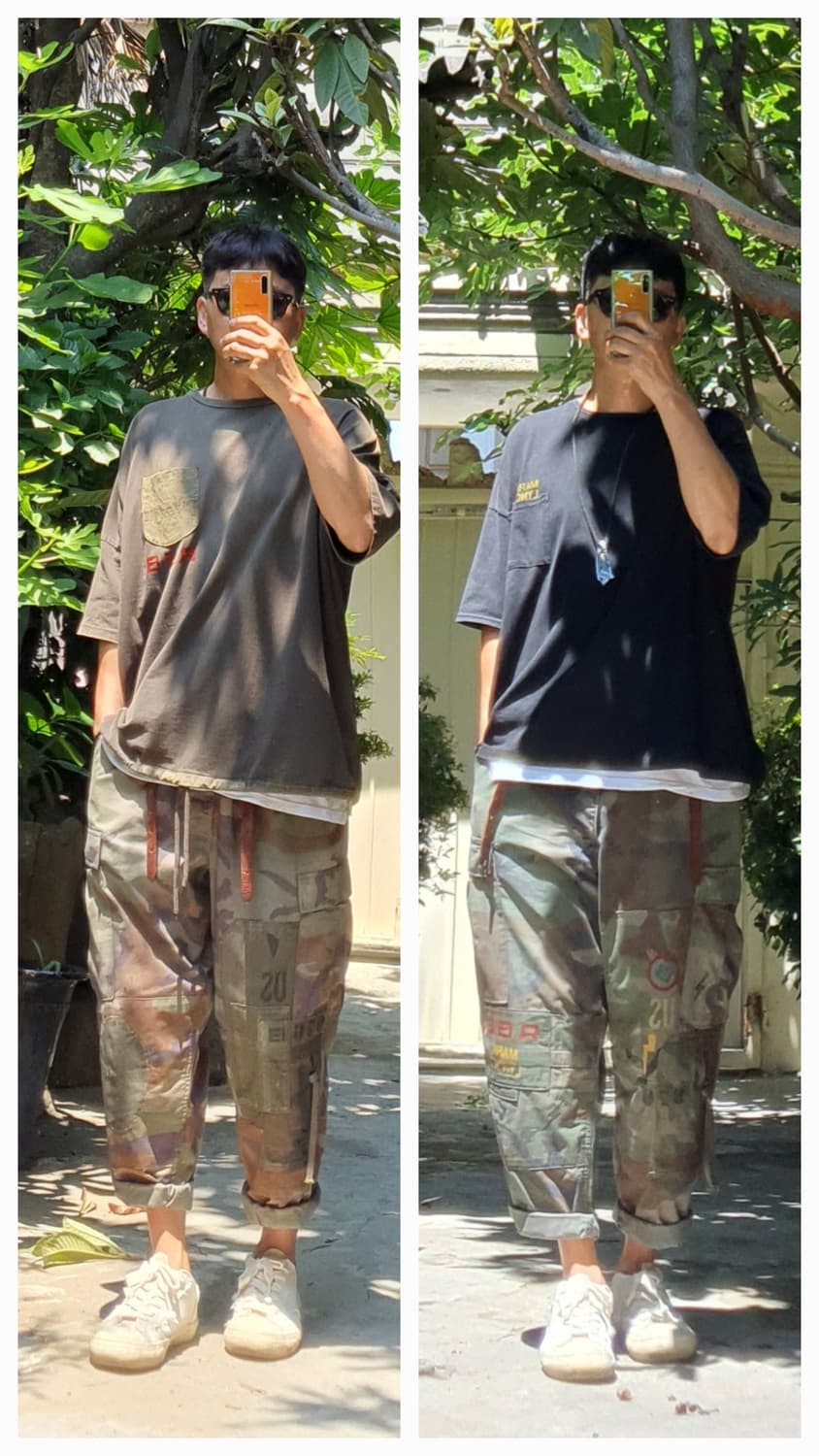  [착용컷 모음]us. army 우드랜드 카모팬츠 빈티지 커스텀  상품이미지1