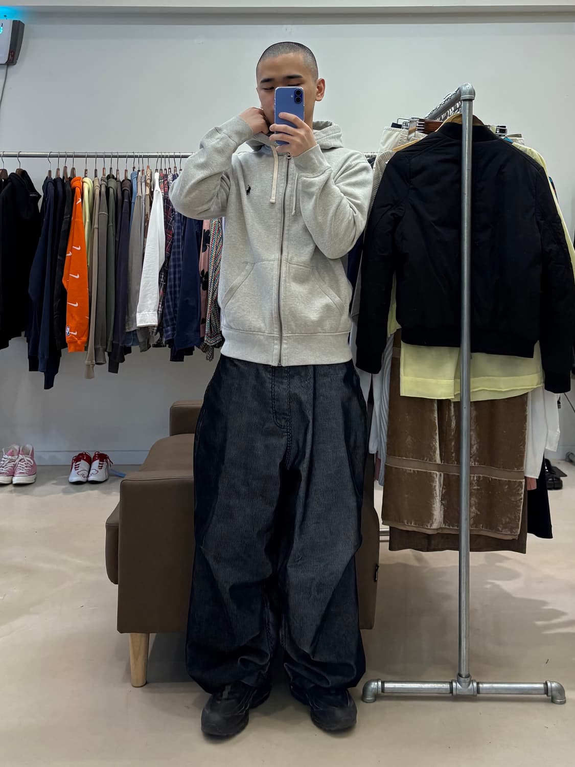 폴로 랄프로렌 써멀 집업 상품이미지4