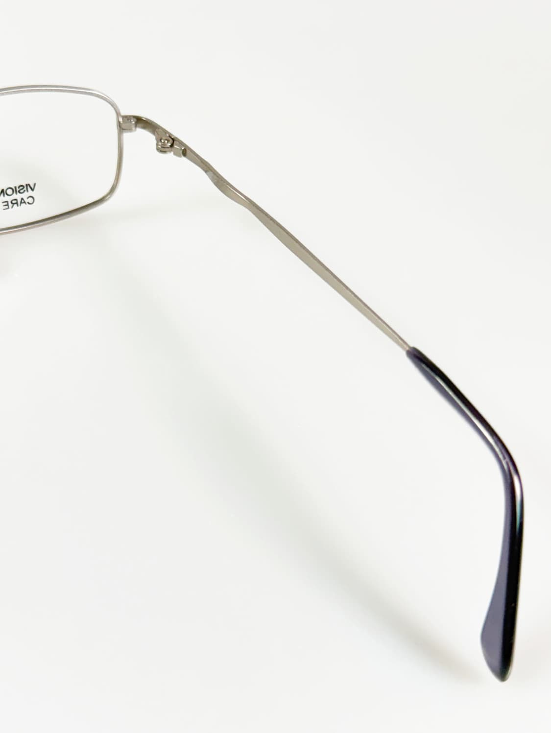 실버 티타늄 슬림 스퀘어 메탈 프레임 빈티지 안경 상품이미지6