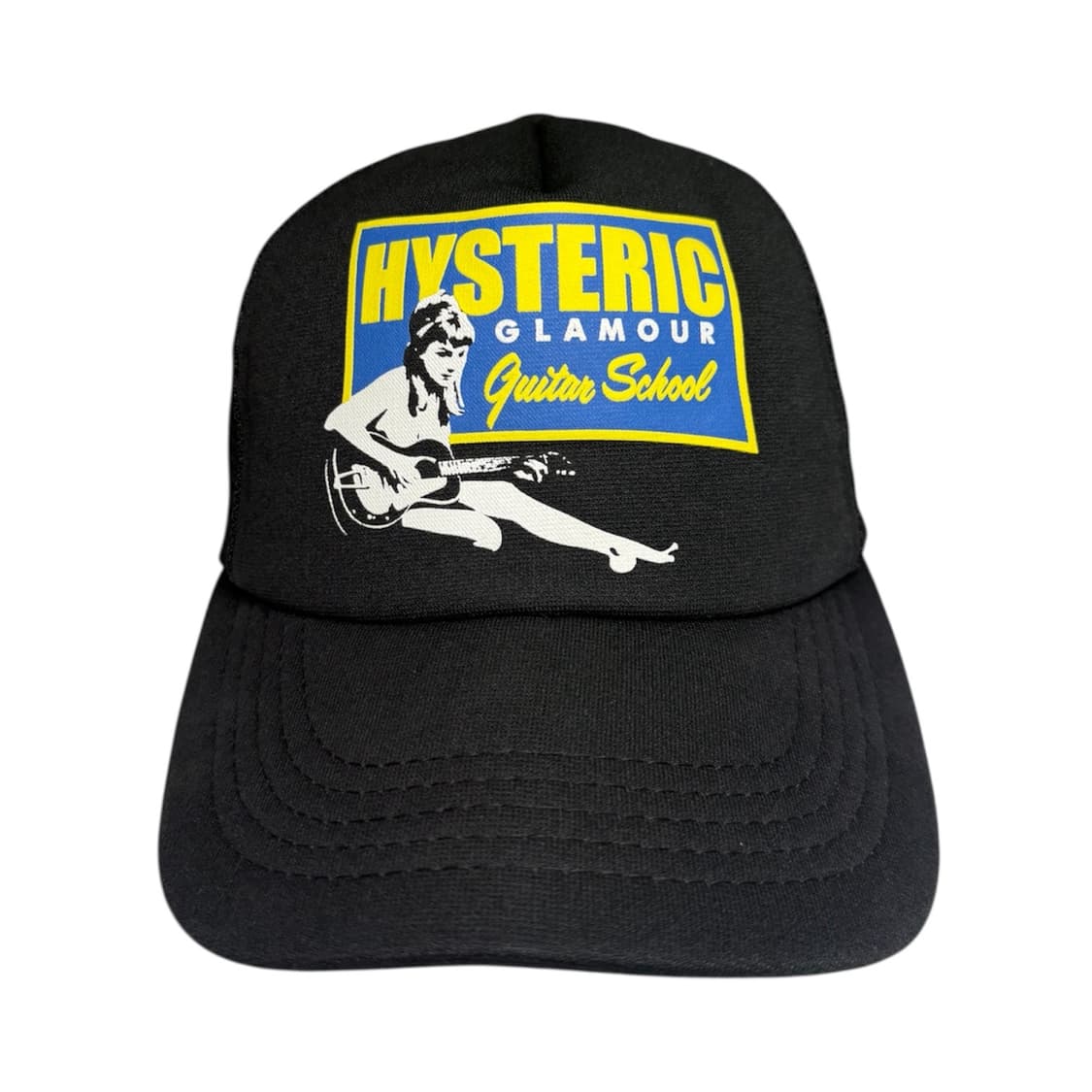 히스테릭 글래머 기타 치는 히스걸 매쉬캡 볼캡 모자 상품이미지1