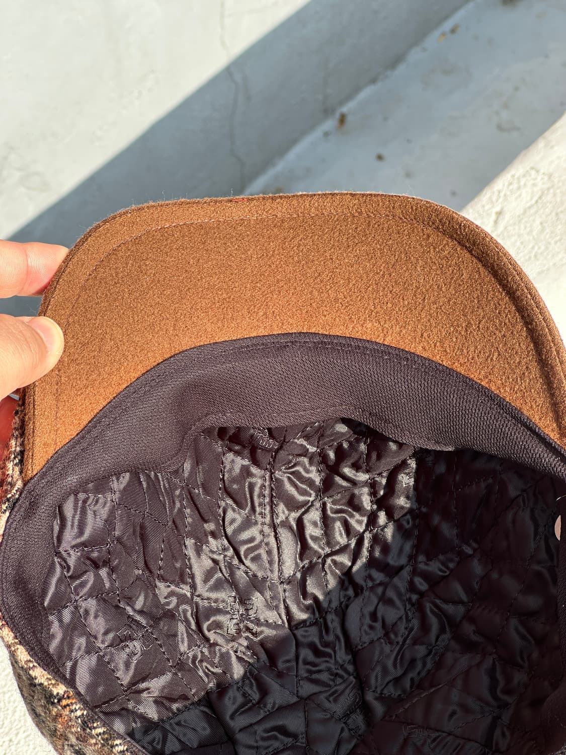 [M-L] 닥스 멀티체크 헌팅캡 모자 상품이미지5