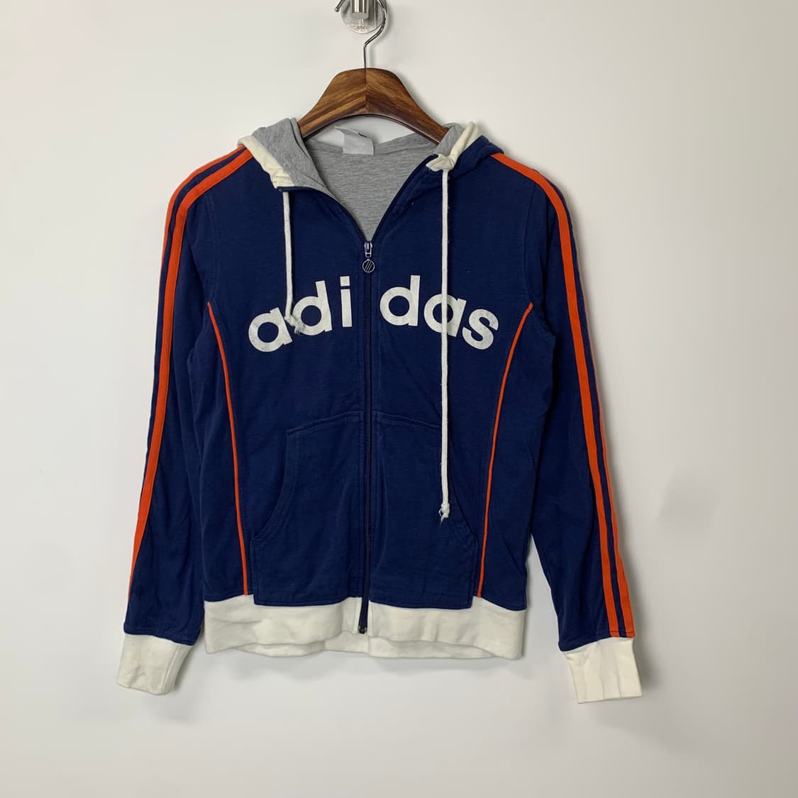 아디다스 00s y2k 와투케 네이비 후드집업 상품이미지2