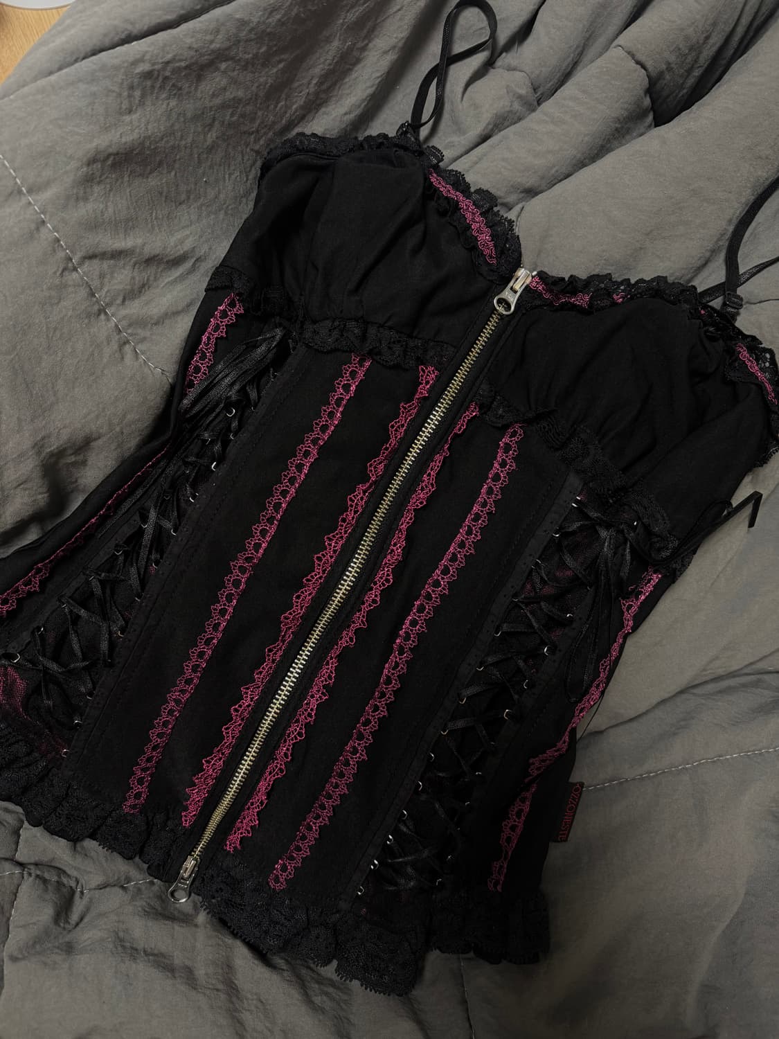 ozzon two-way 코르셋 고스펑크빈티지 상품이미지3