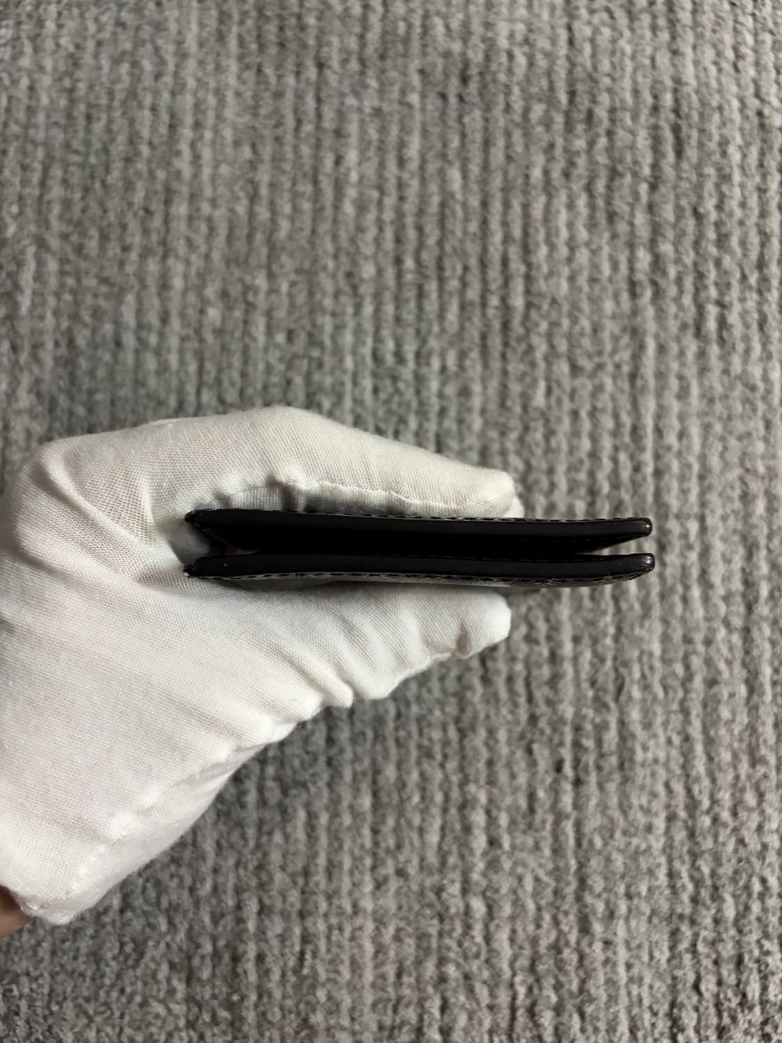 (새상품급) 고야드 빅투와르 반지갑 블랙 상품이미지5