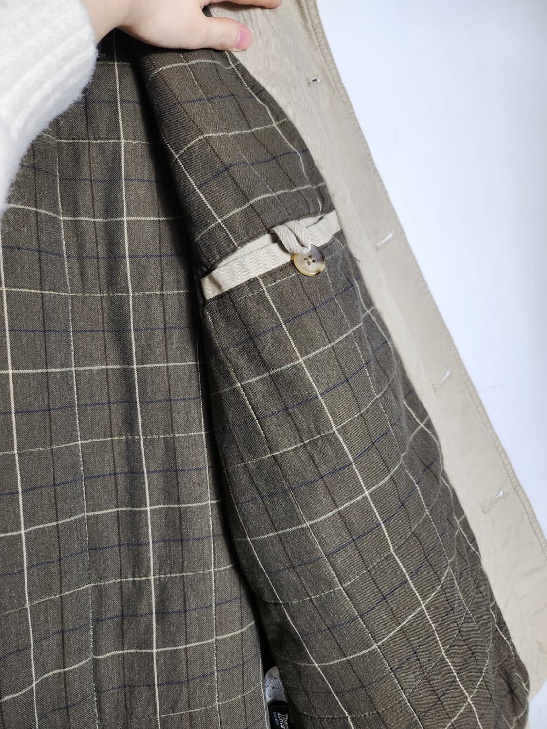 M 랜즈엔드 코듀로이 카라넥 초어 자켓 상품이미지10