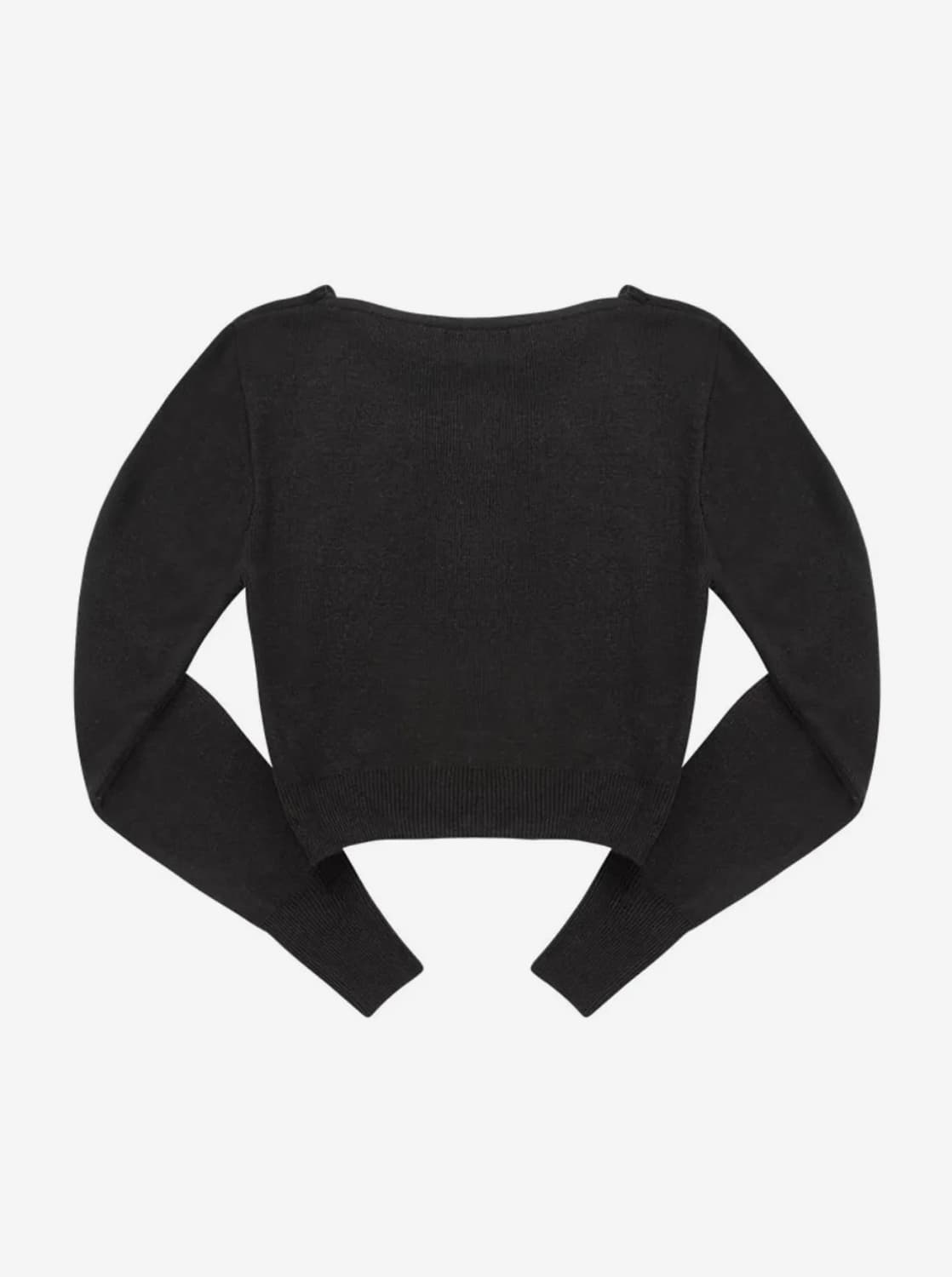 애즈온 BOAT NECK KNIT / BLACK (새상품) 상품이미지3