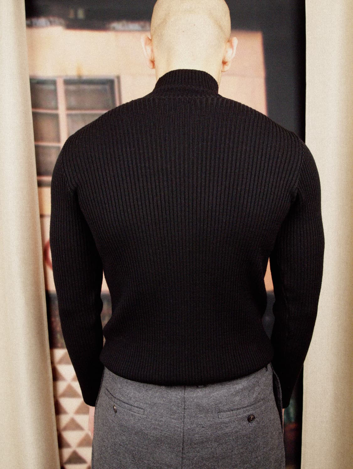 Merino Wool Mockneck Knit 상품이미지2