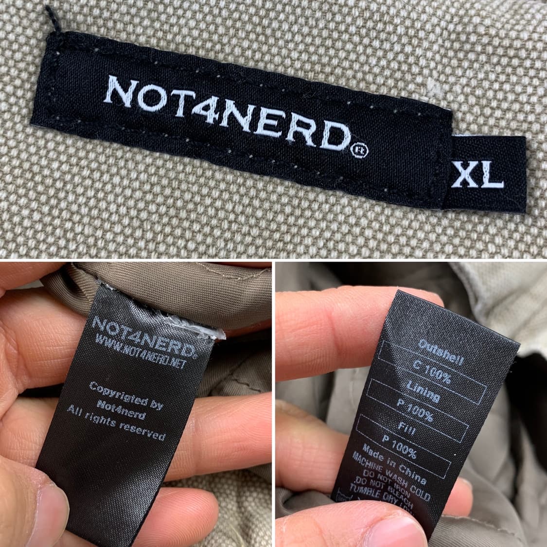 낫포너드 웨스턴 크롭 옥스포드 워크 자켓 베이지 상품이미지9