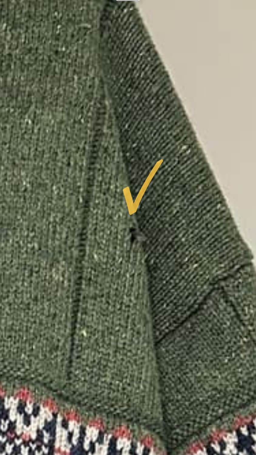 니혼진 노르딕 말차 니트 상품이미지2